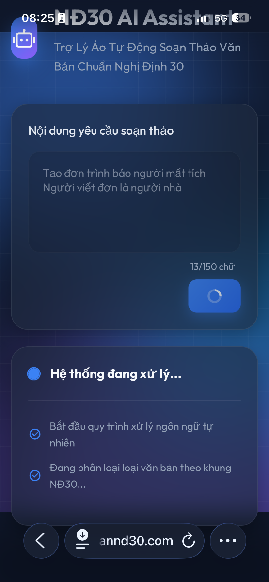 NĐ30 Agent screenshot