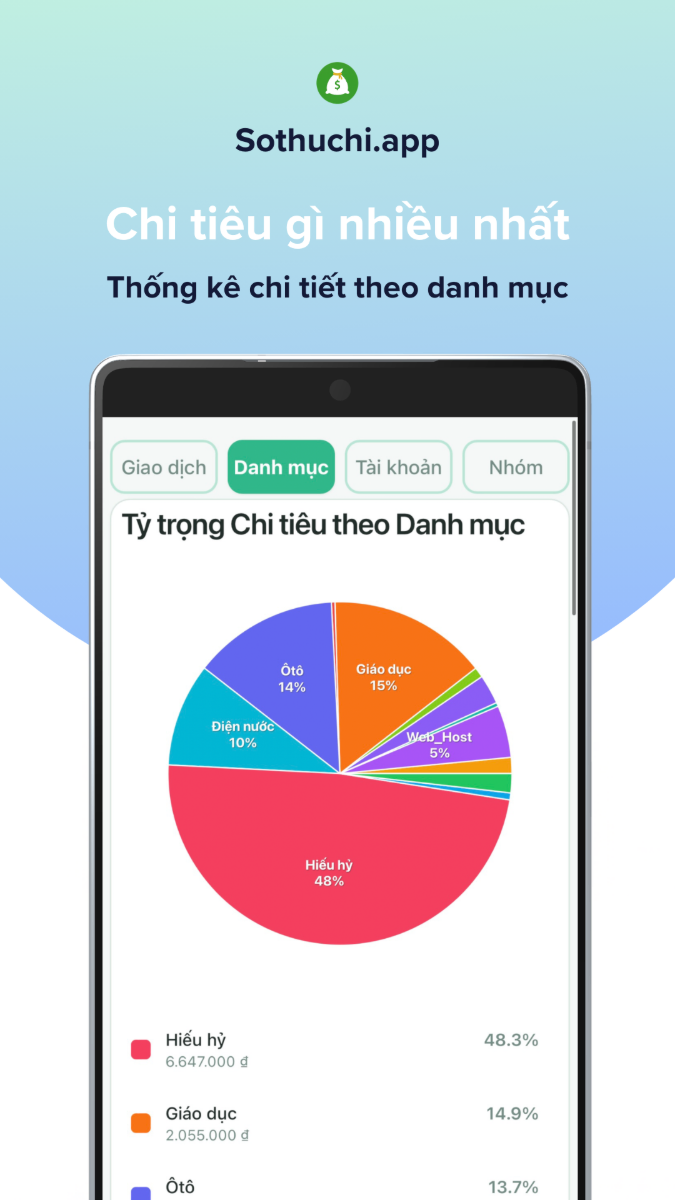 Sổ Thu Chi screenshot