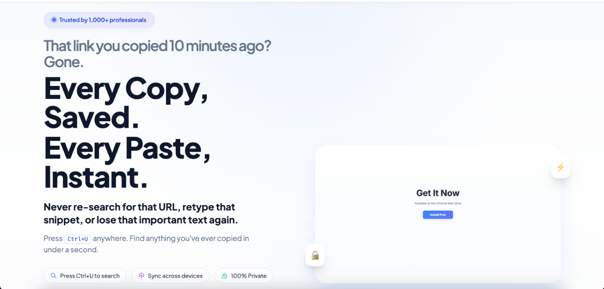 Clipboard Manager Pro screenshot
