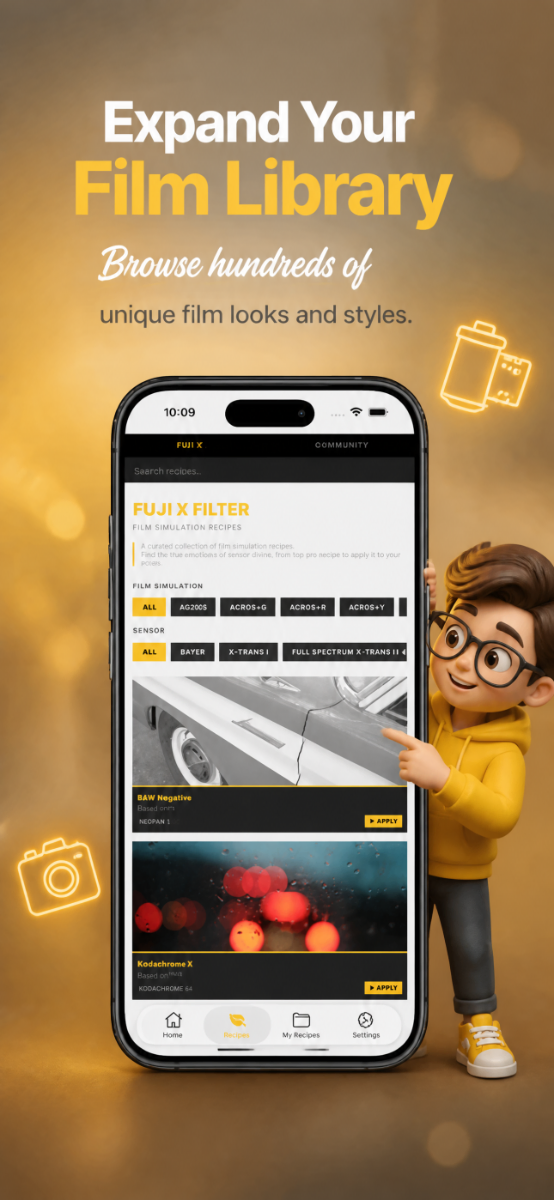 Fuji X Filter: Film Look App screenshot