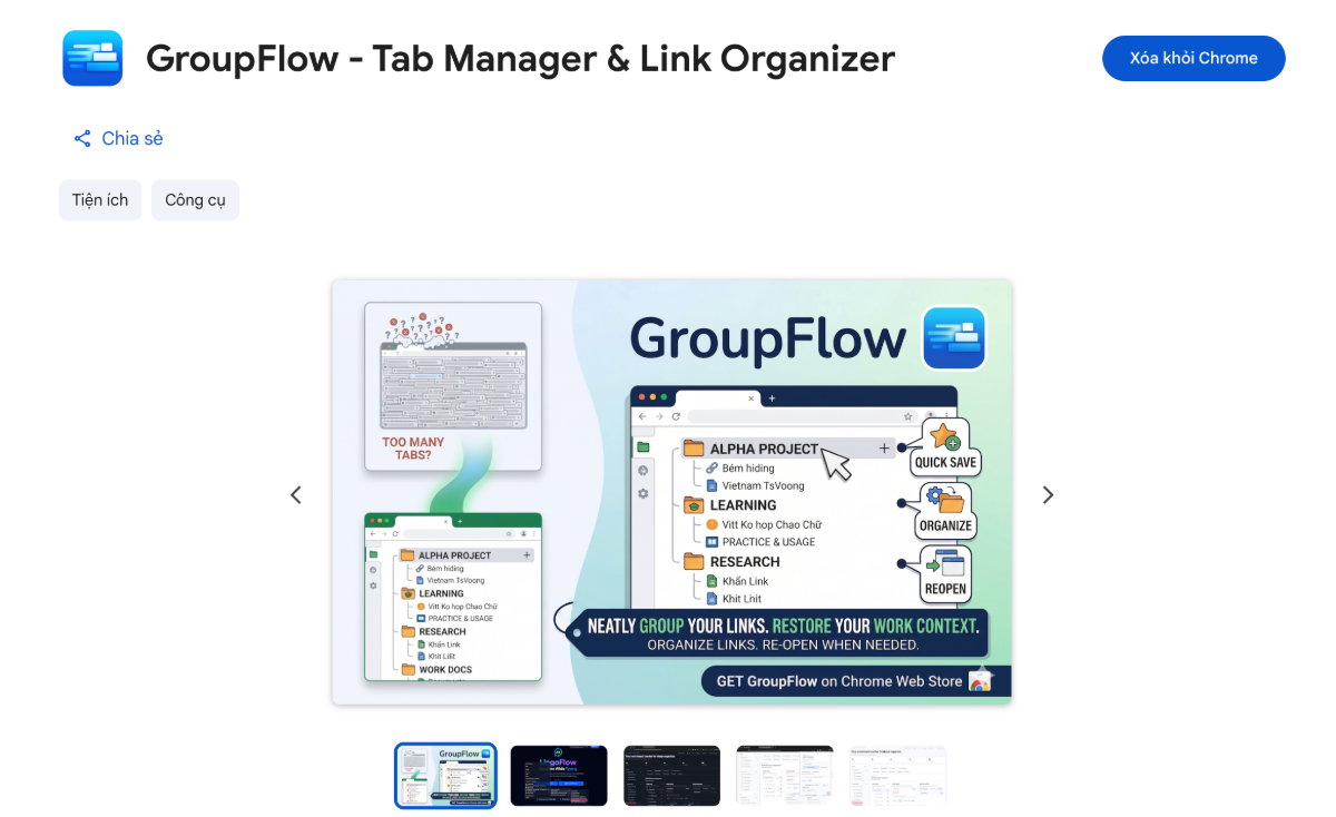 GroupFlow screenshot