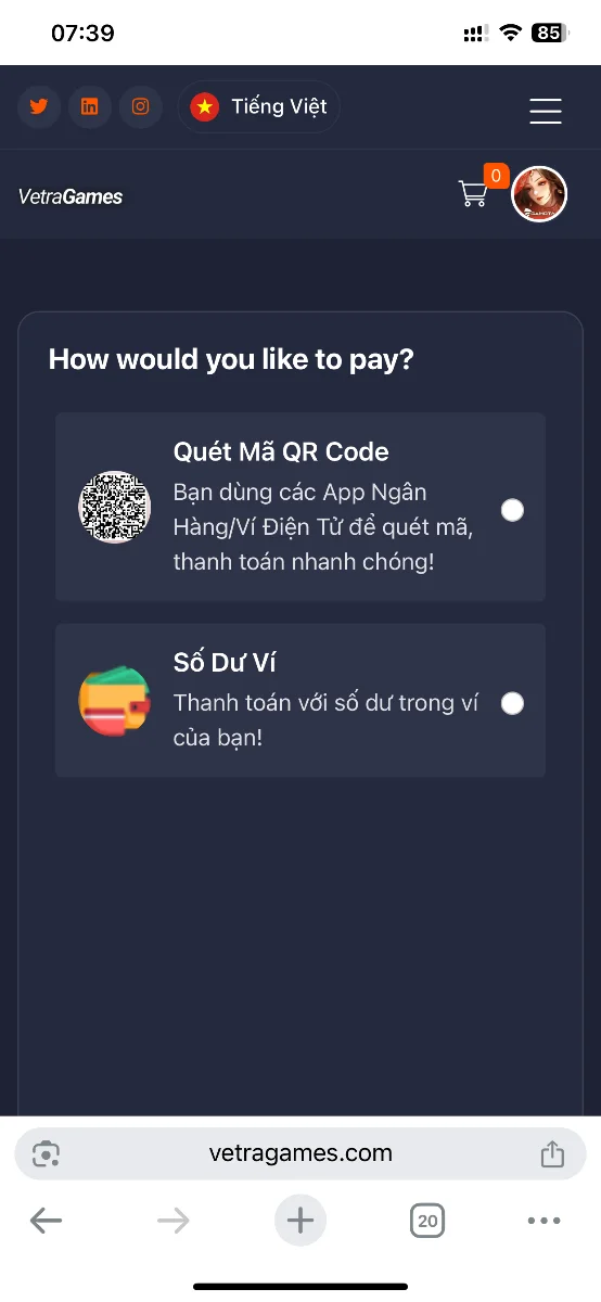 Games thẻ VNG, GAMOTA, FPT GATE, SOHA, screenshot