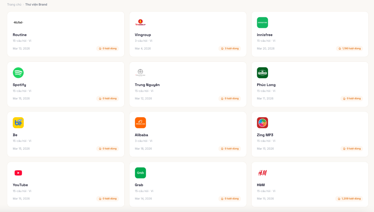 Brand Foundation screenshot