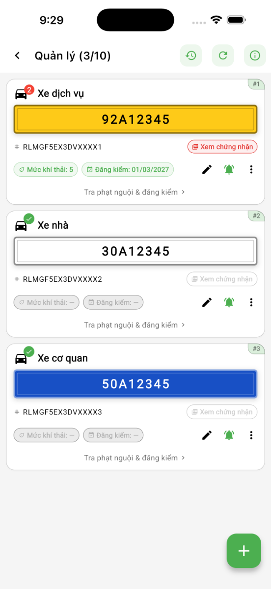 Tra Phạt Nguội - Đăng Kiểm screenshot