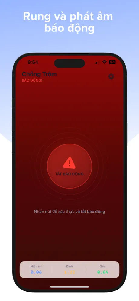 AntiTheft: Don't Touch My Phone App screenshot
