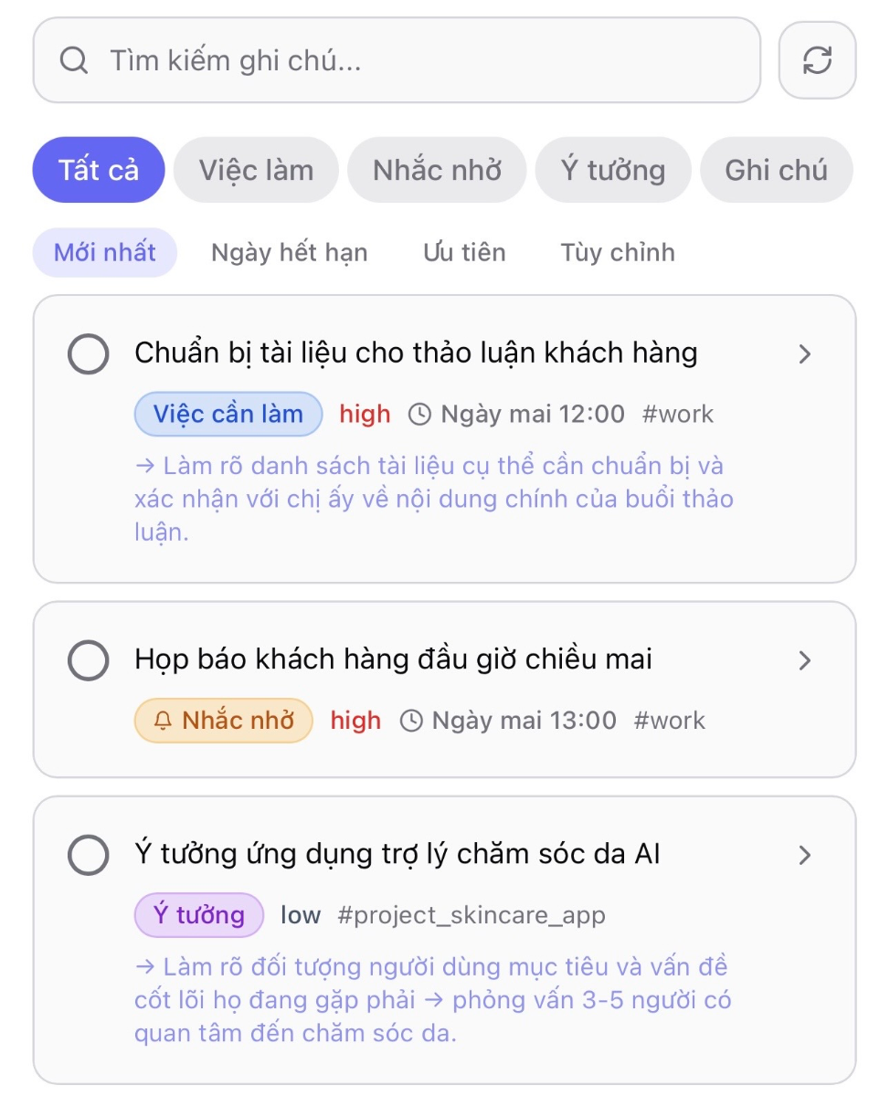 LetMeNote screenshot