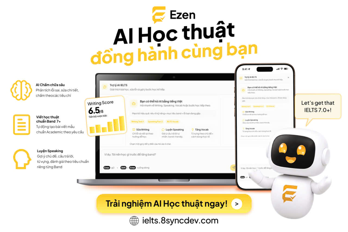 Ezen IELTS AI screenshot