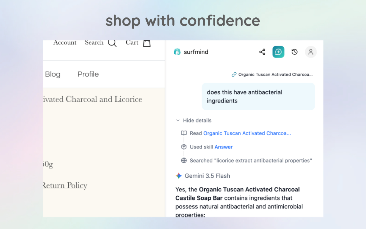 SurfMind screenshot