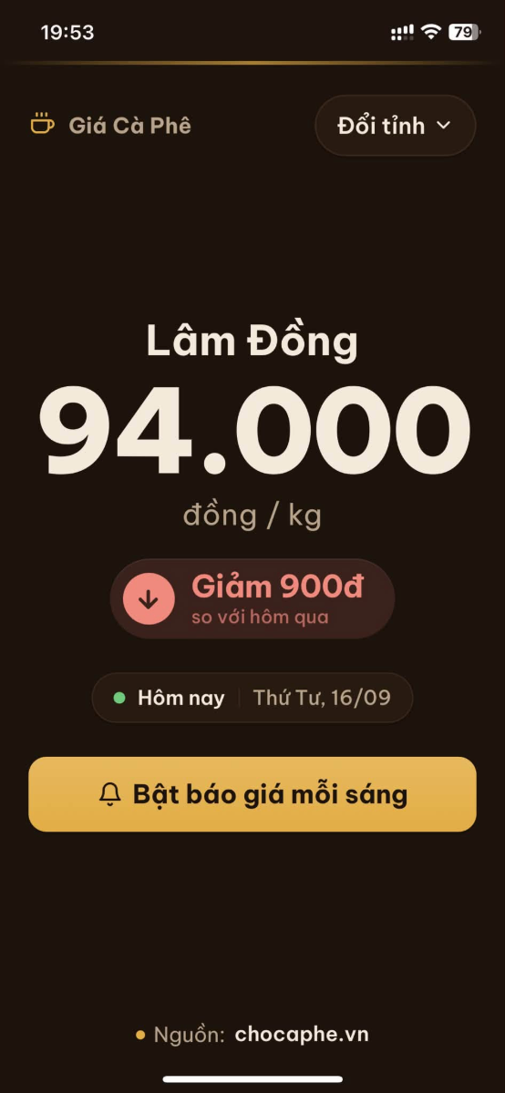 Cà Phê Sớm screenshot