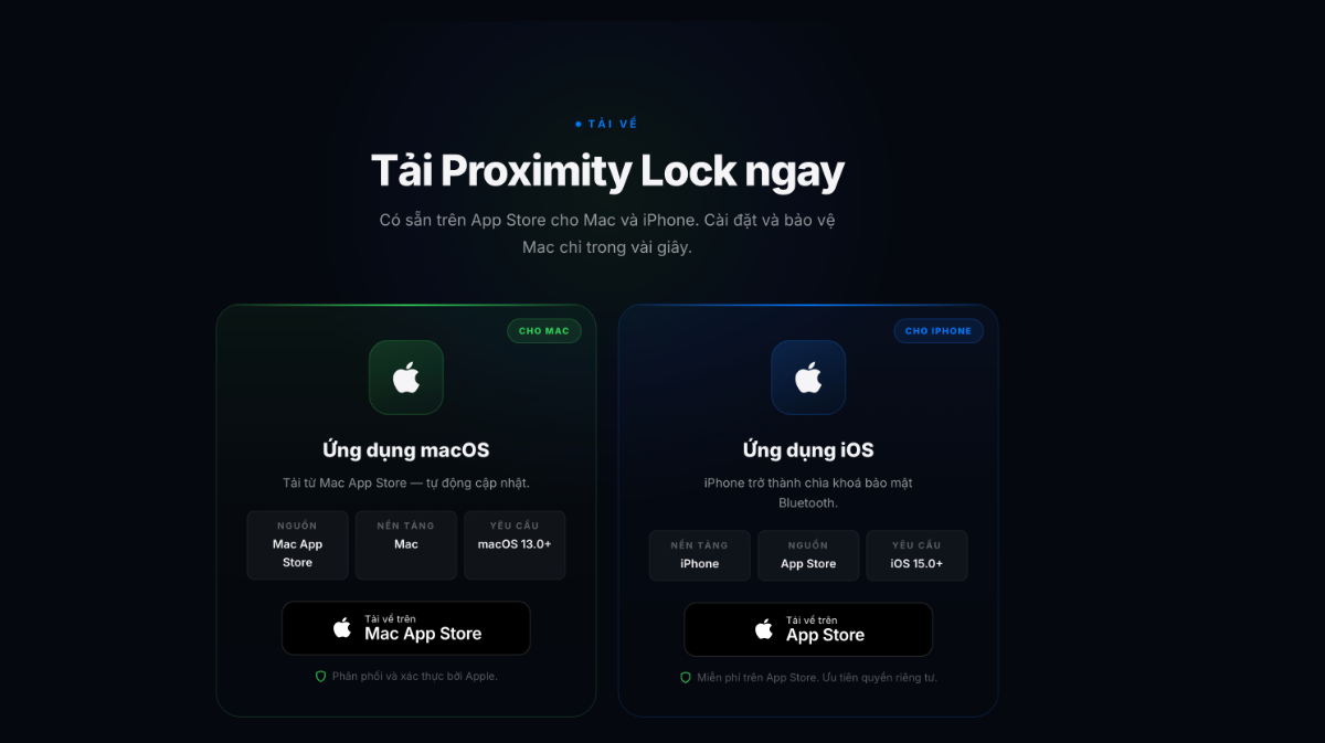 Proximity Lock screenshot