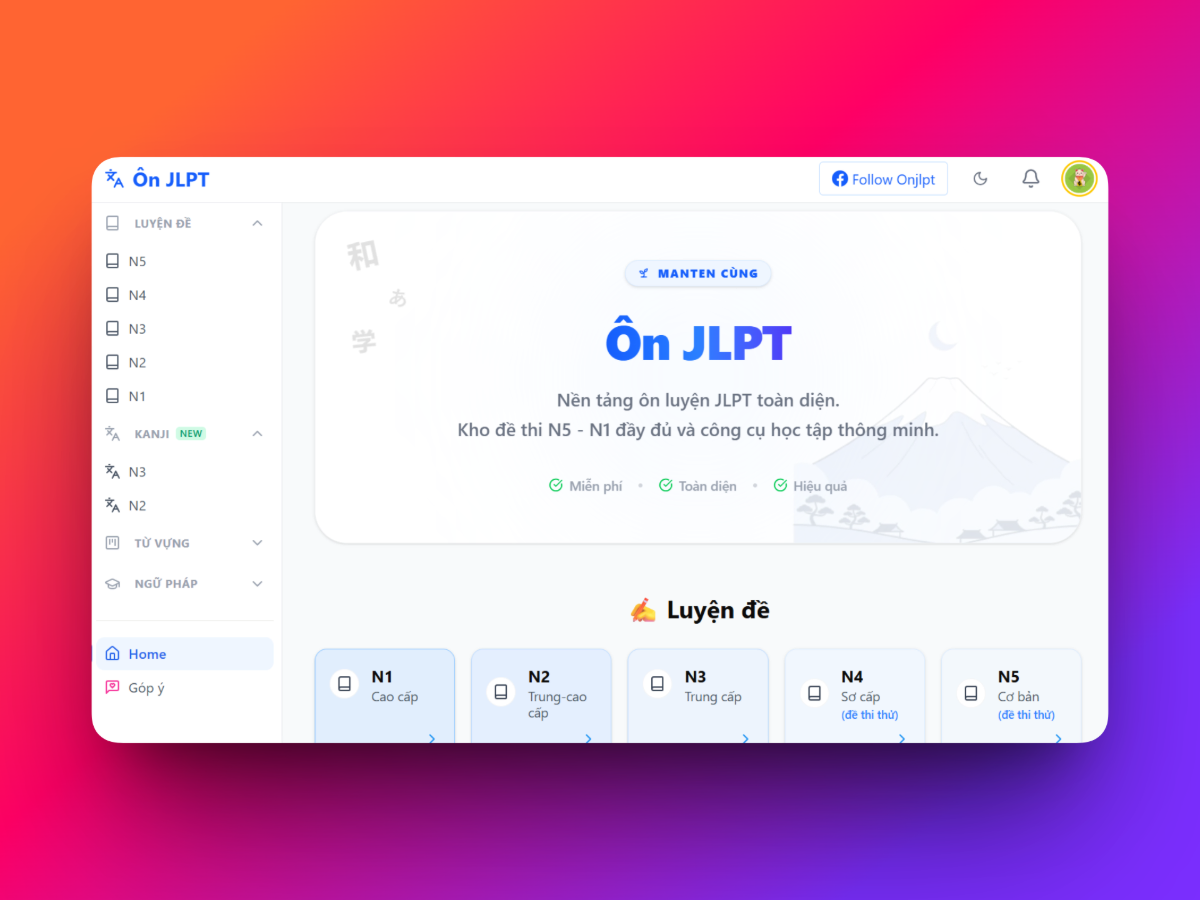 Ôn JLPT screenshot