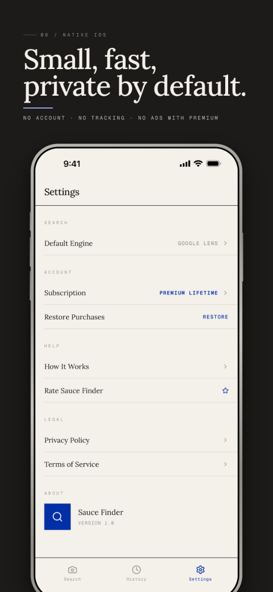Sauce Finder screenshot