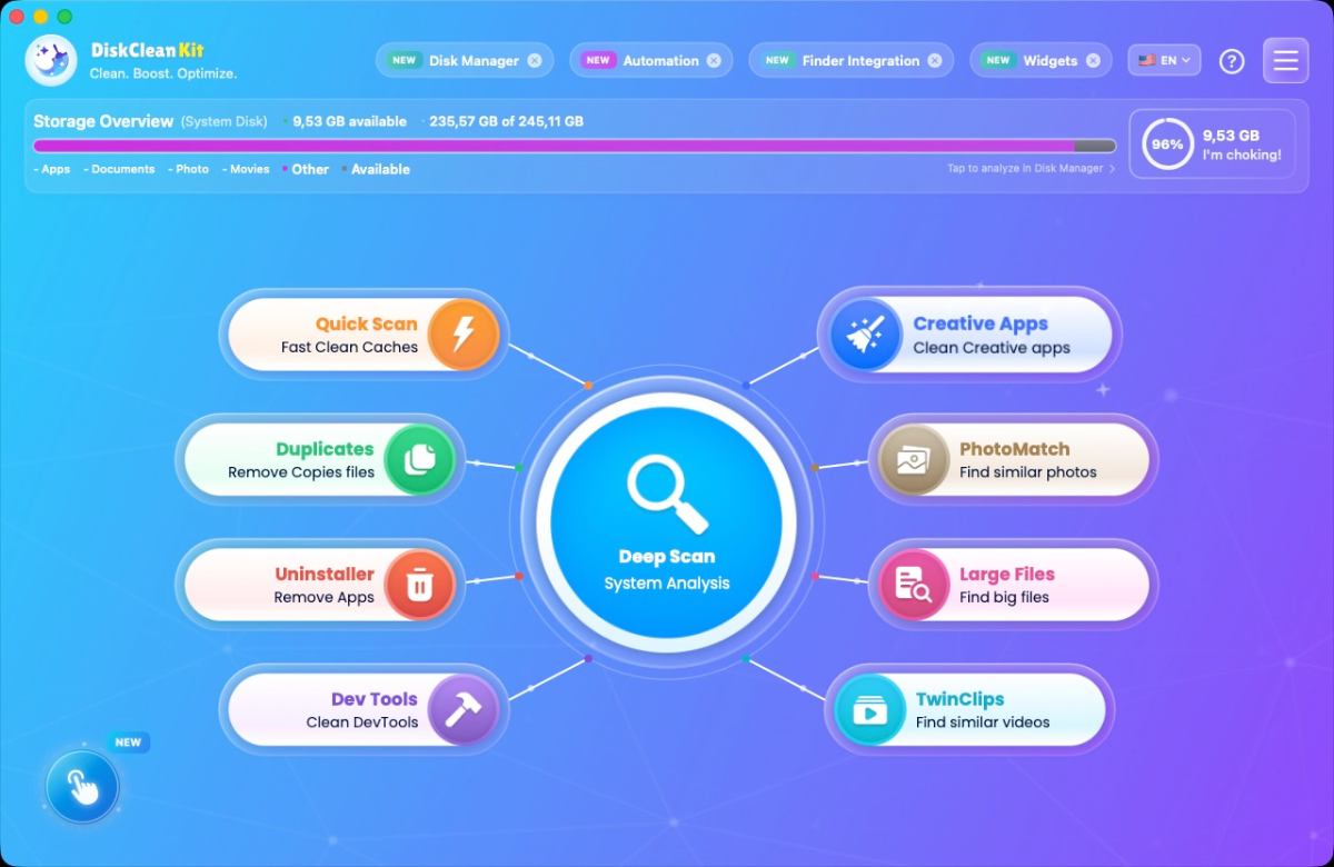DiskCleanKit screenshot
