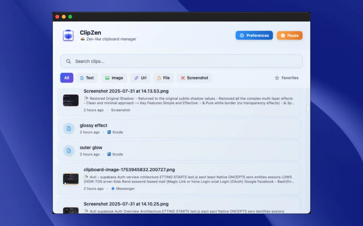 ClipZen screenshot