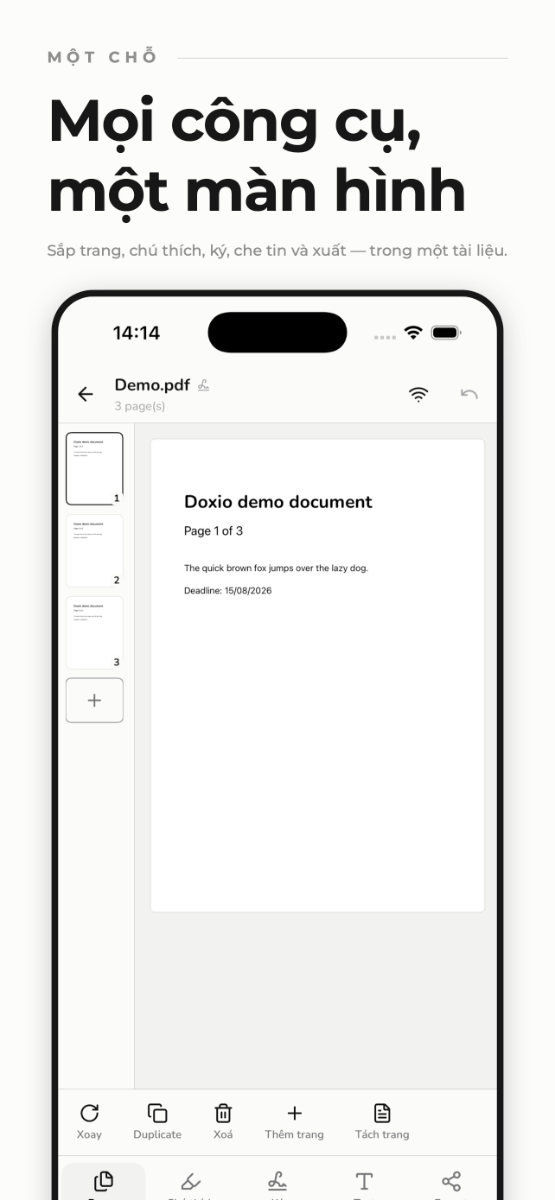 Doxio screenshot