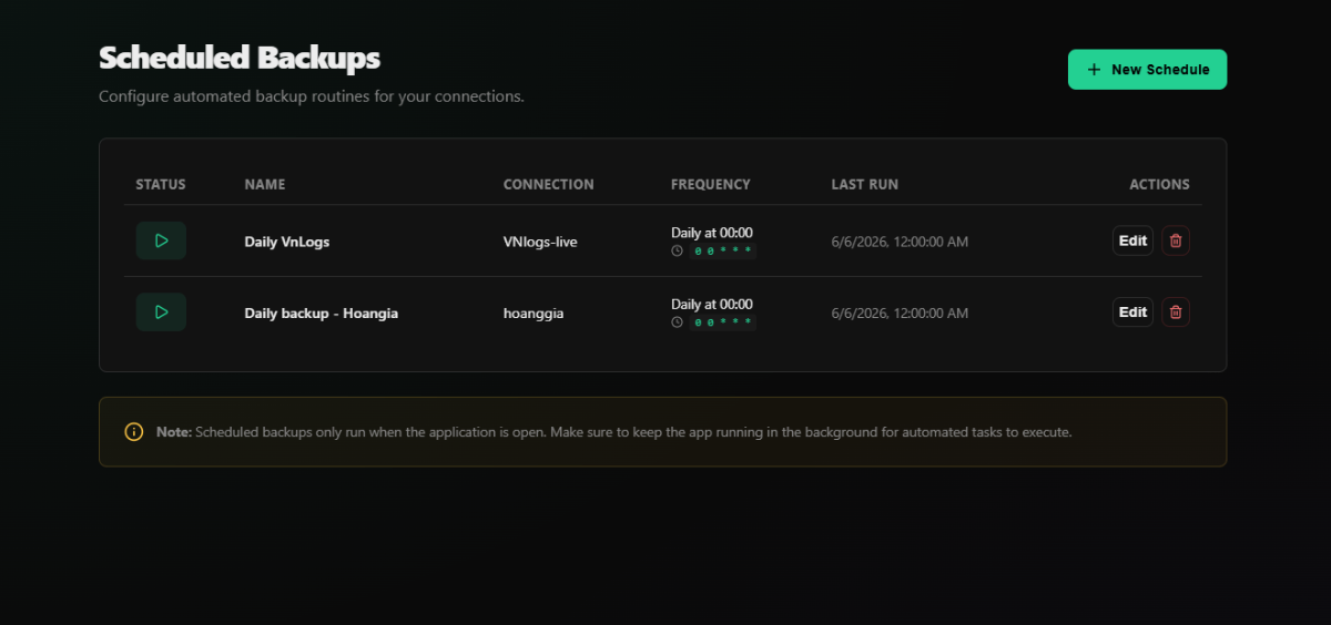 Snapabase screenshot