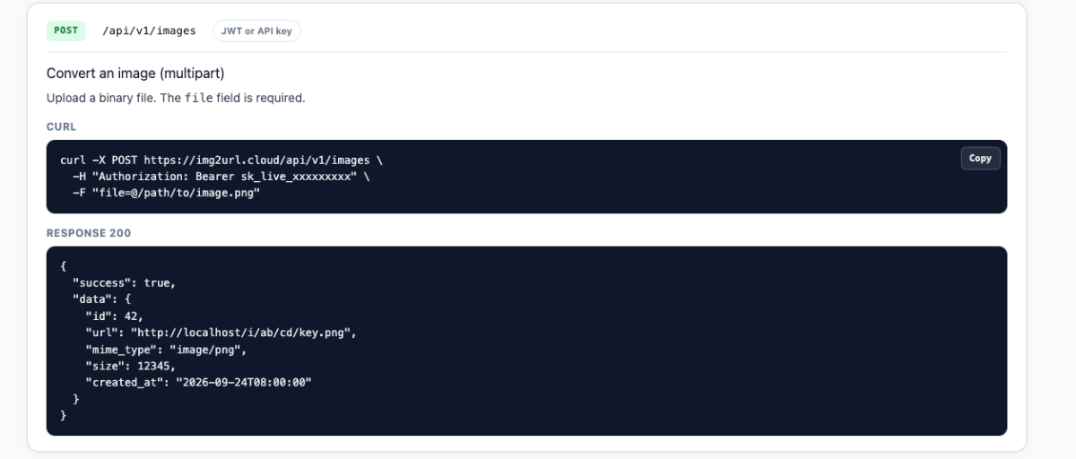 ImageToURL screenshot