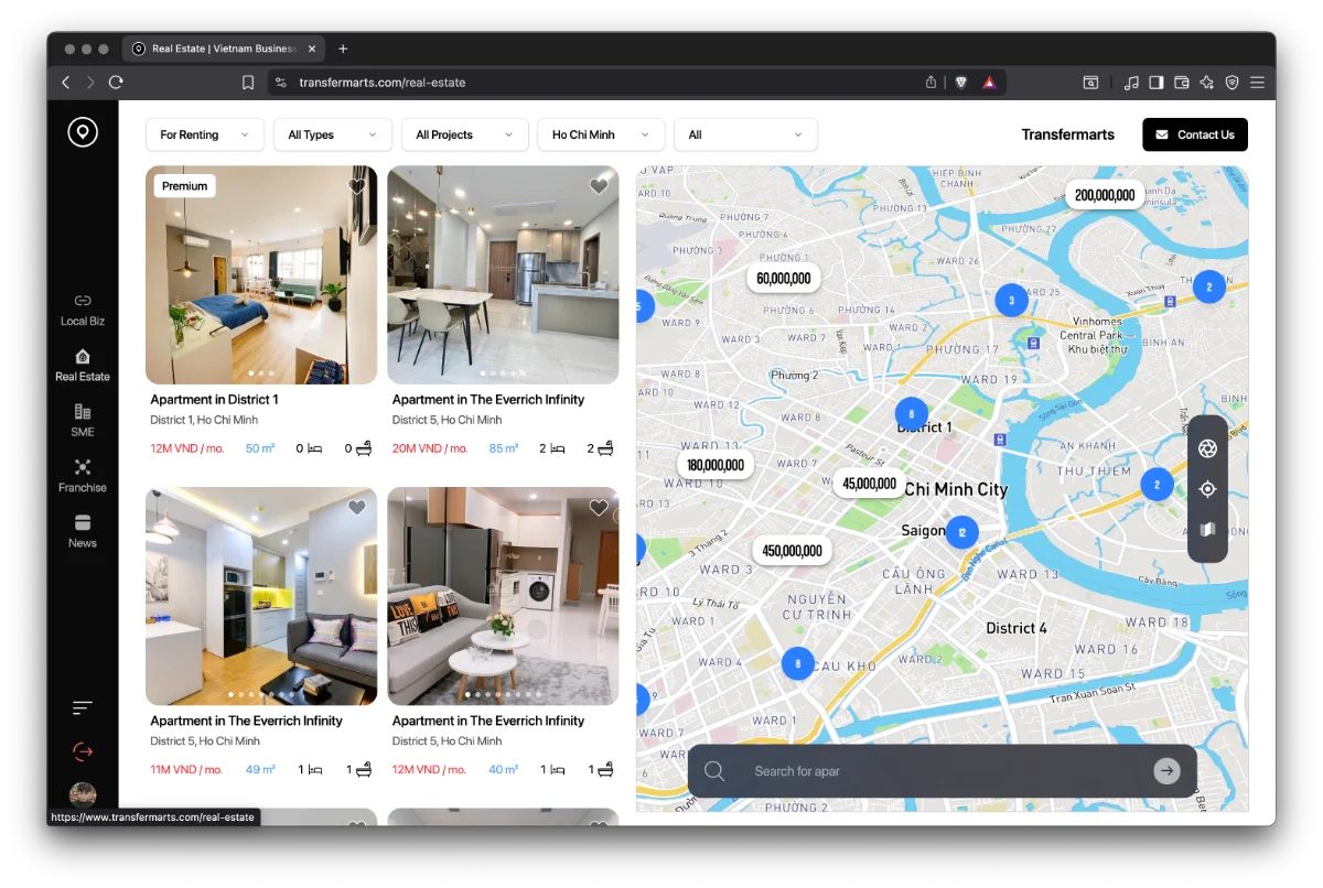 transfermarts screenshot