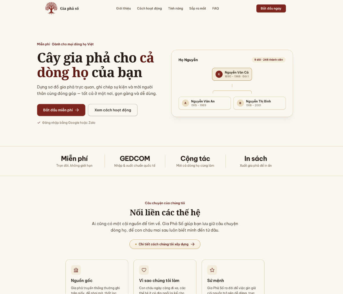 Gia phả số screenshot