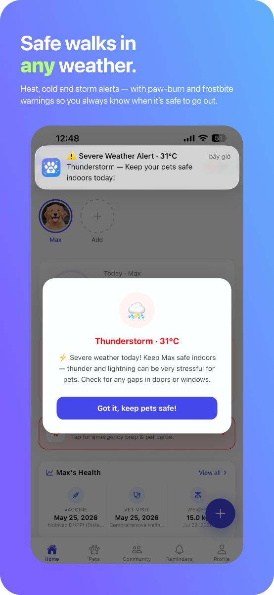 PetLover Health Passport screenshot