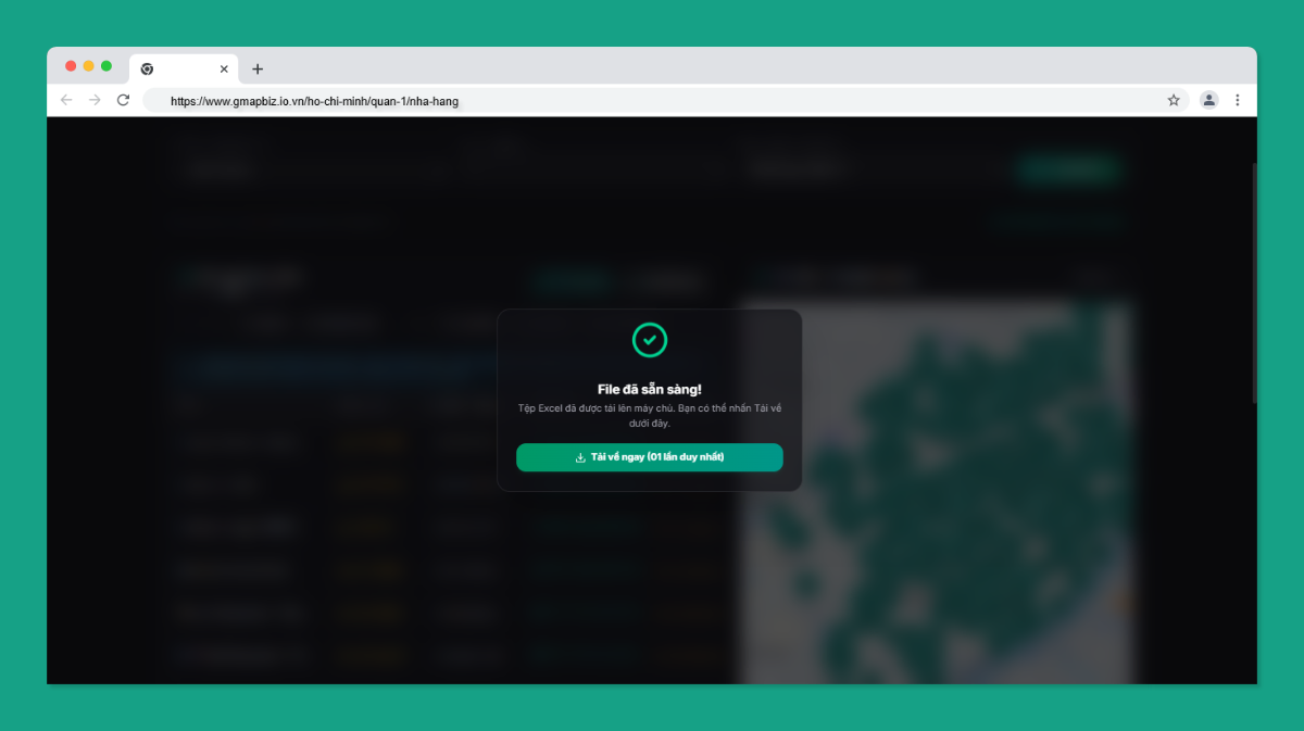 GMapBiz.io.vn screenshot