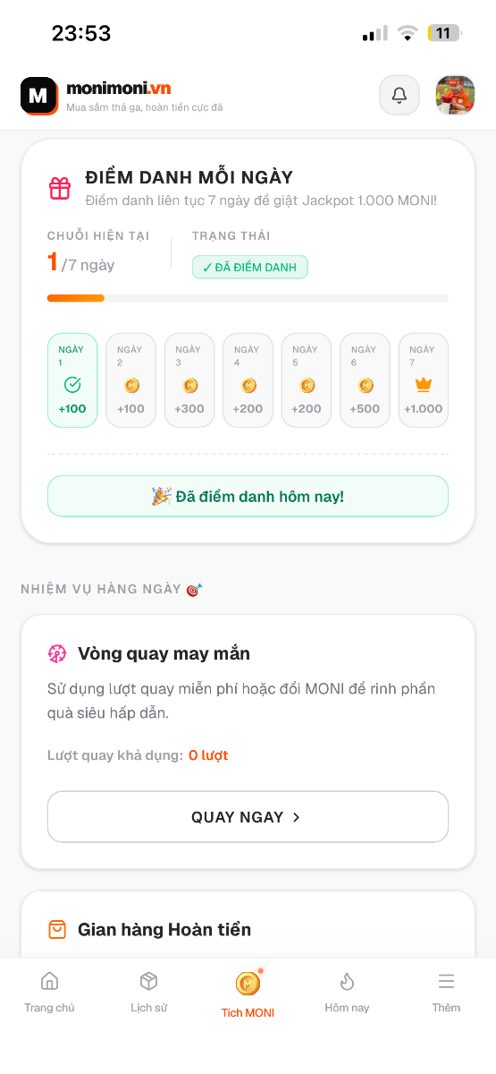 Monimoni screenshot
