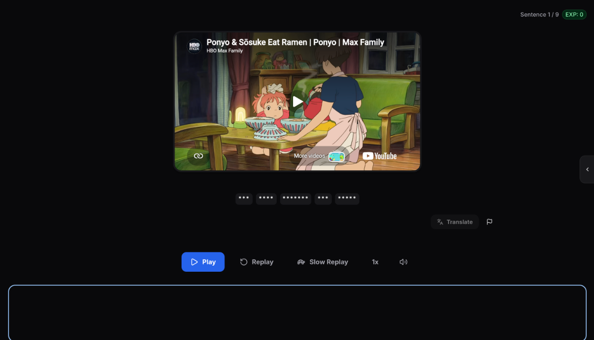 Whisper screenshot