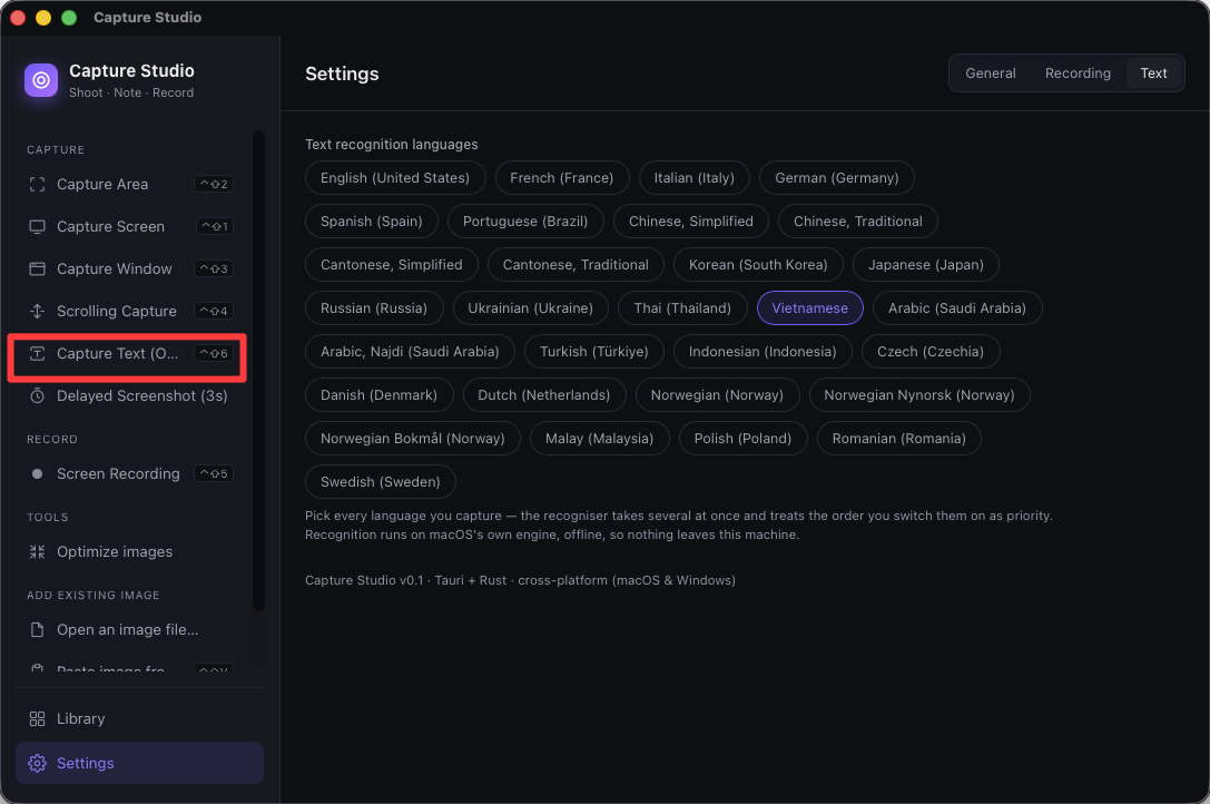 Capture Studio screenshot