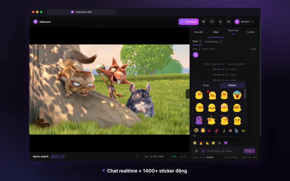 viberoom screenshot
