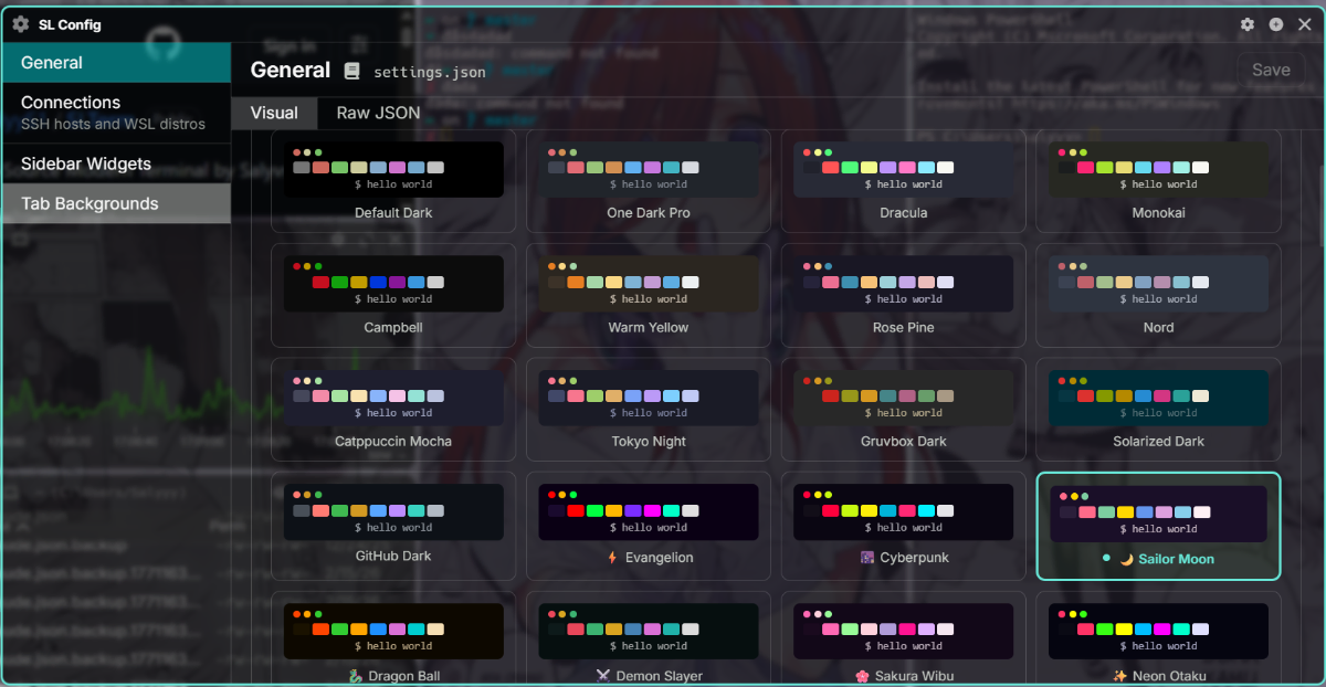 SLTERM screenshot