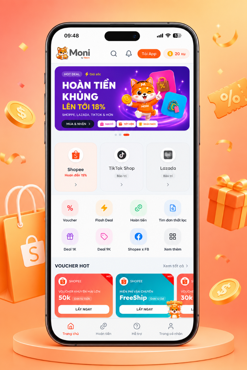 Moni Săn Deal Thông Minh screenshot