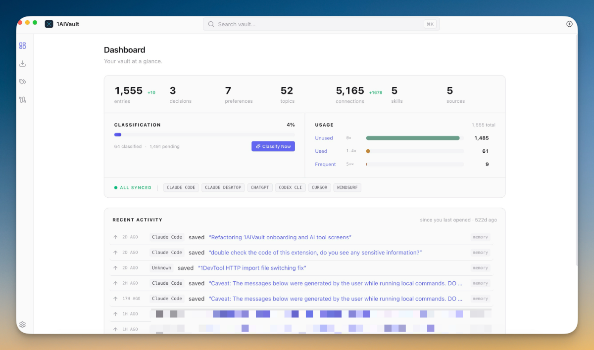 1AIVault screenshot