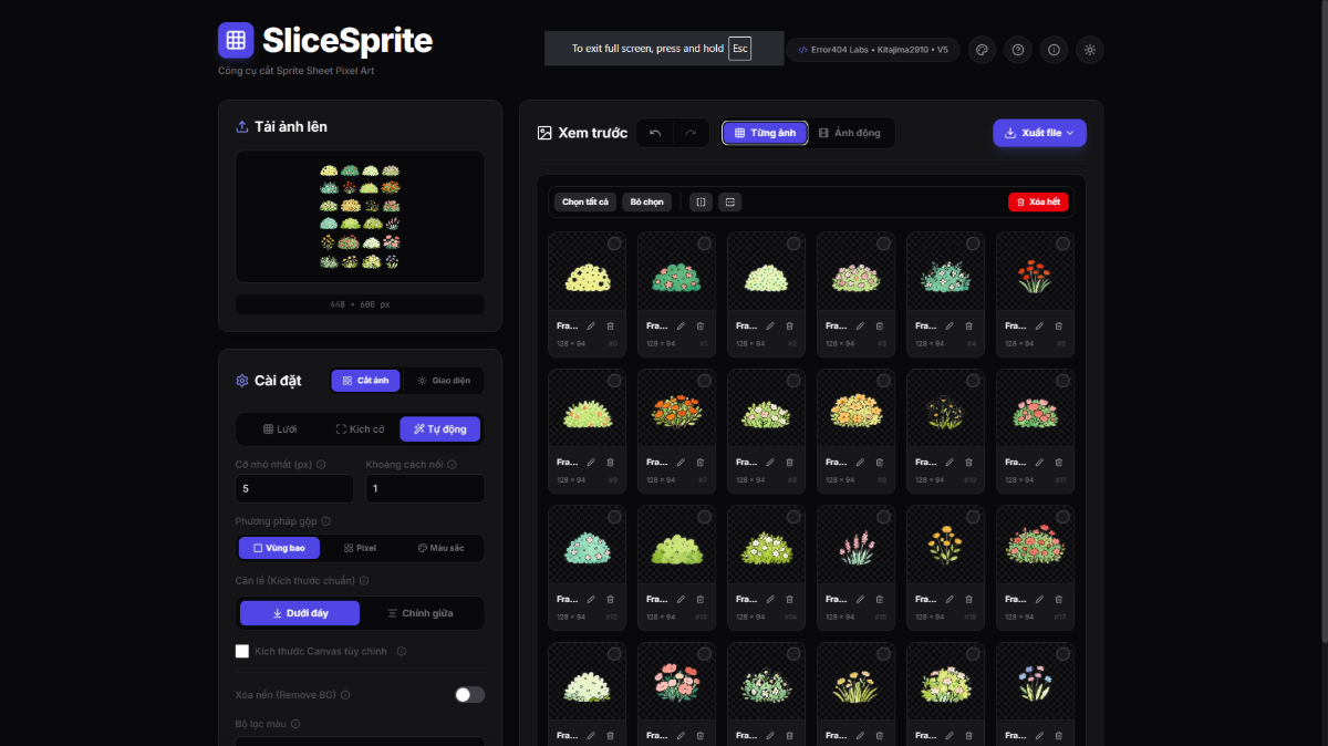 SliceSprite Tool screenshot