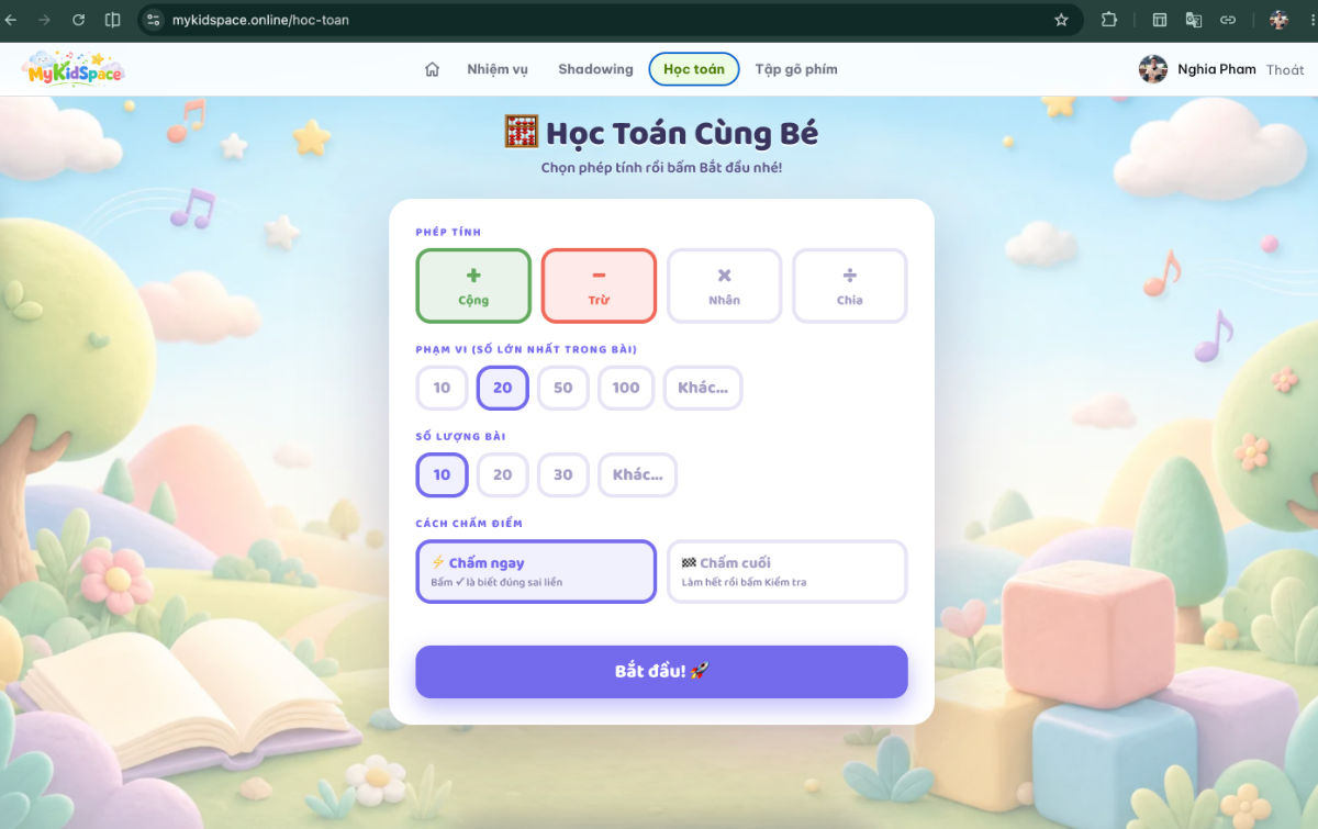 MyKidSpace screenshot