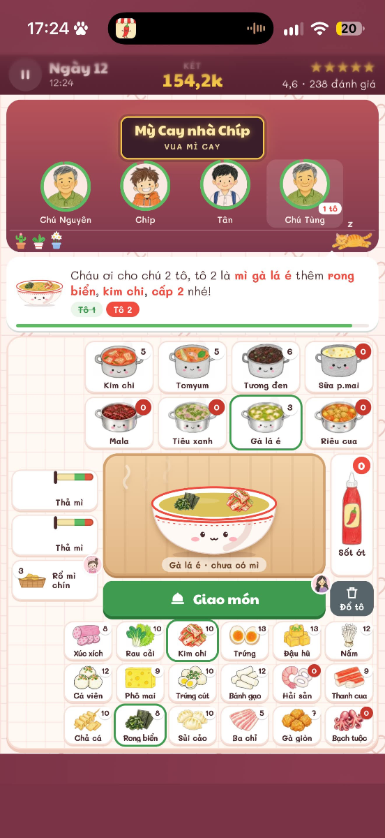 Tiệm Mì Cay screenshot