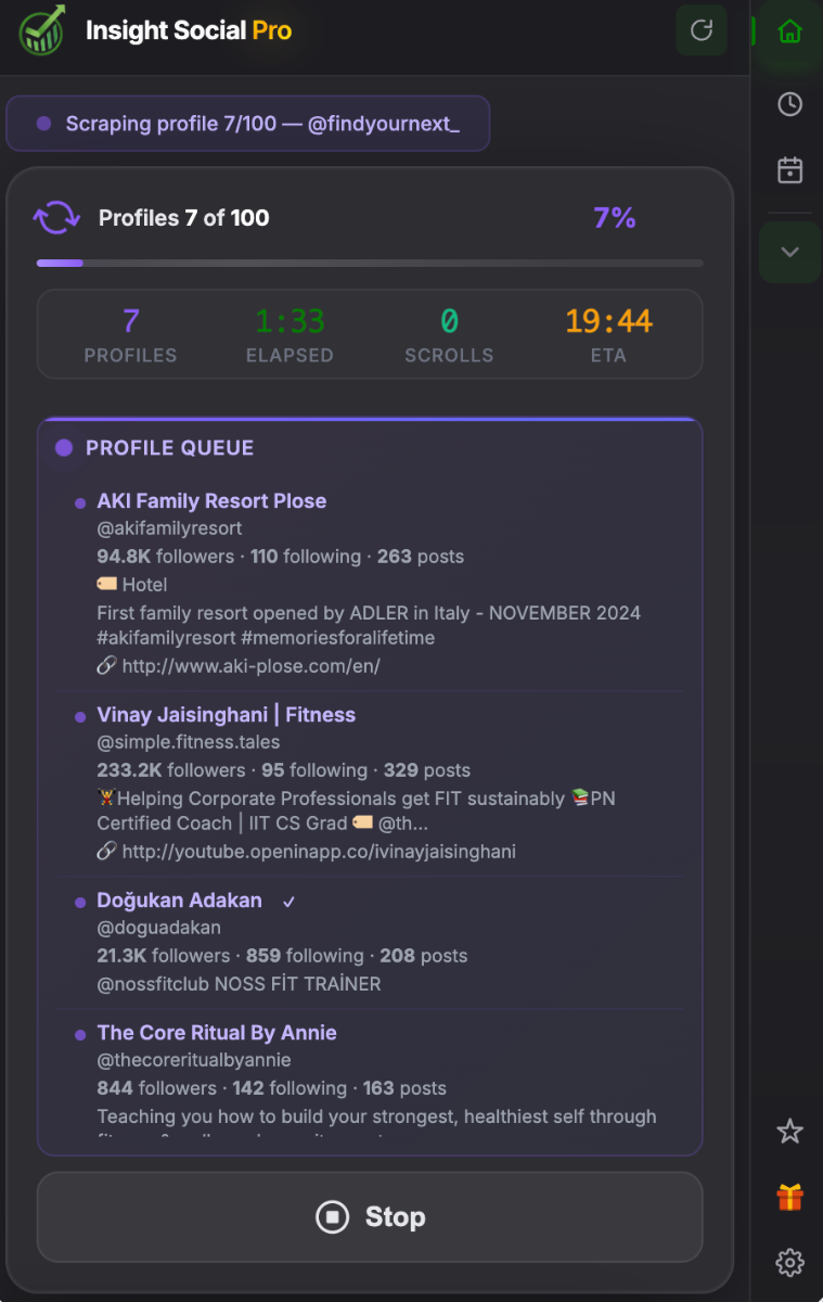Insight Social screenshot 2