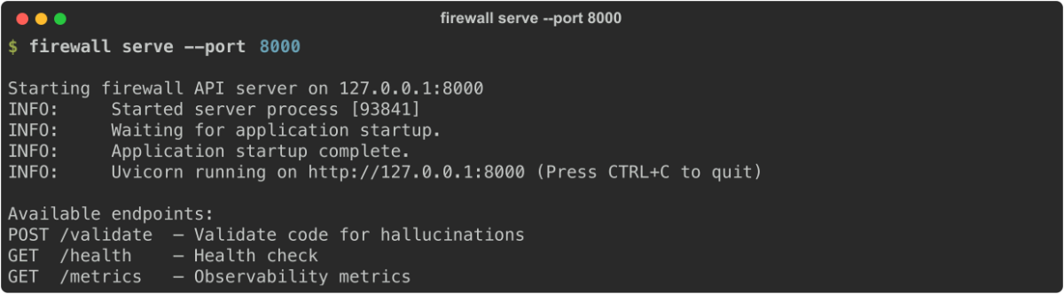 AI Hallucination Firewall screenshot