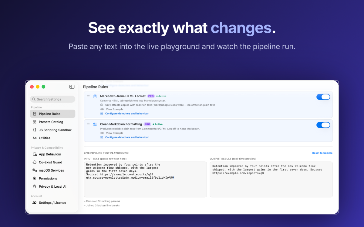 PasteZen screenshot