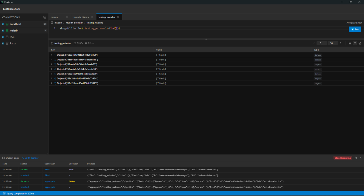 BysonDB screenshot