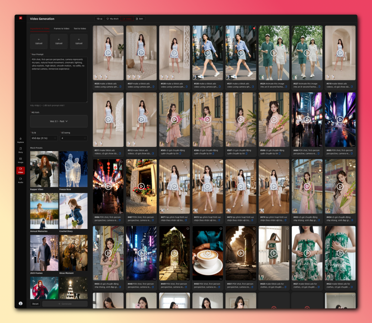 AutoVideo.app – Nền tảng Video AI screenshot