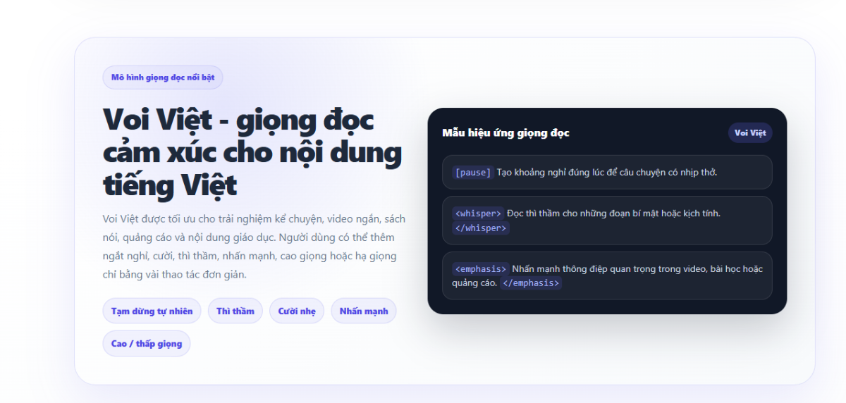 Voice AI screenshot
