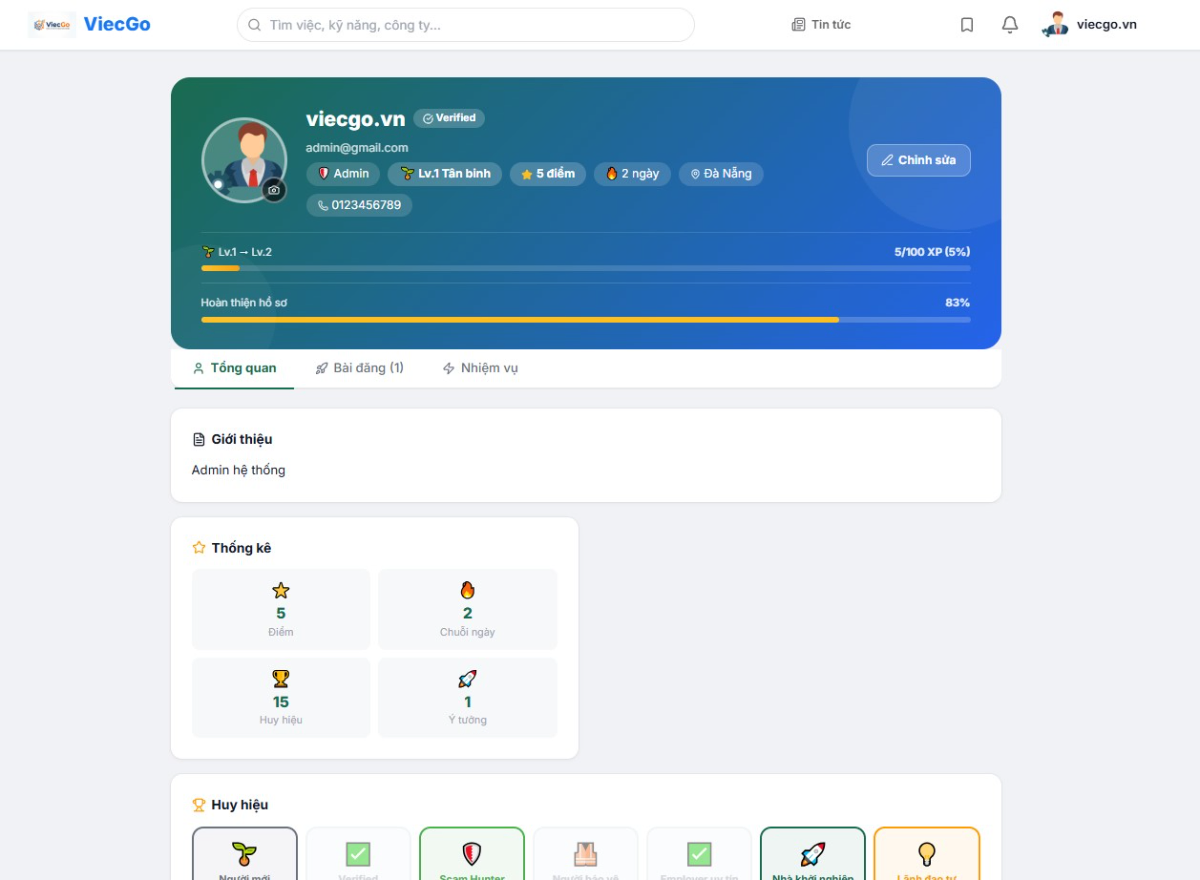 ViecGo screenshot