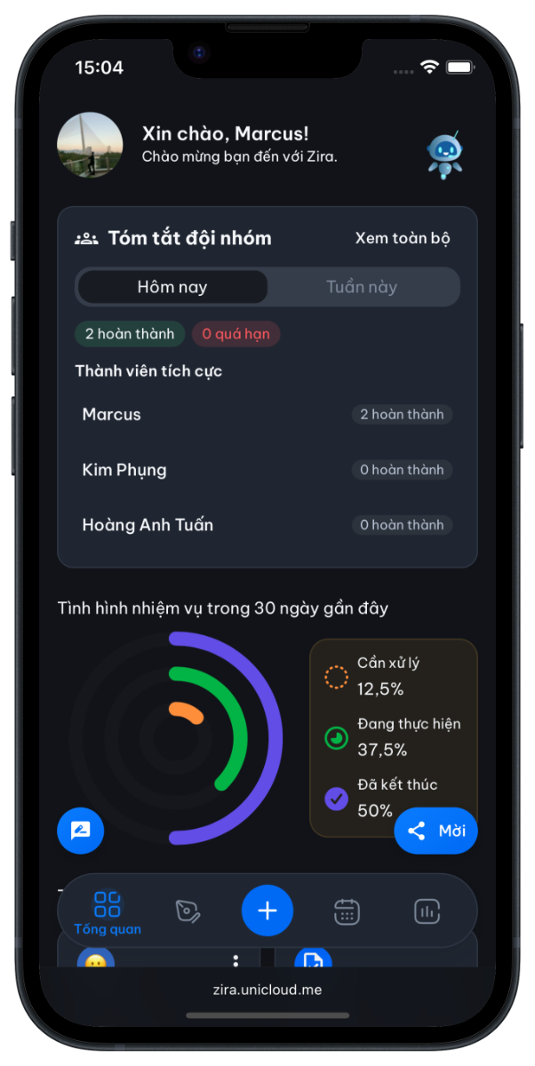 Zira screenshot