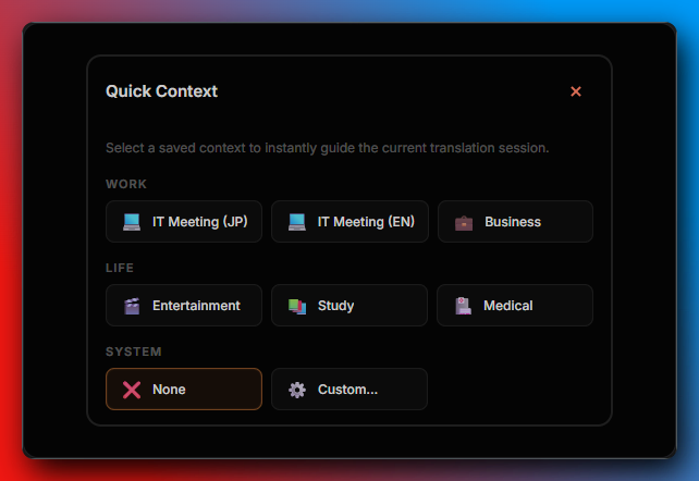 Transifyr.app screenshot
