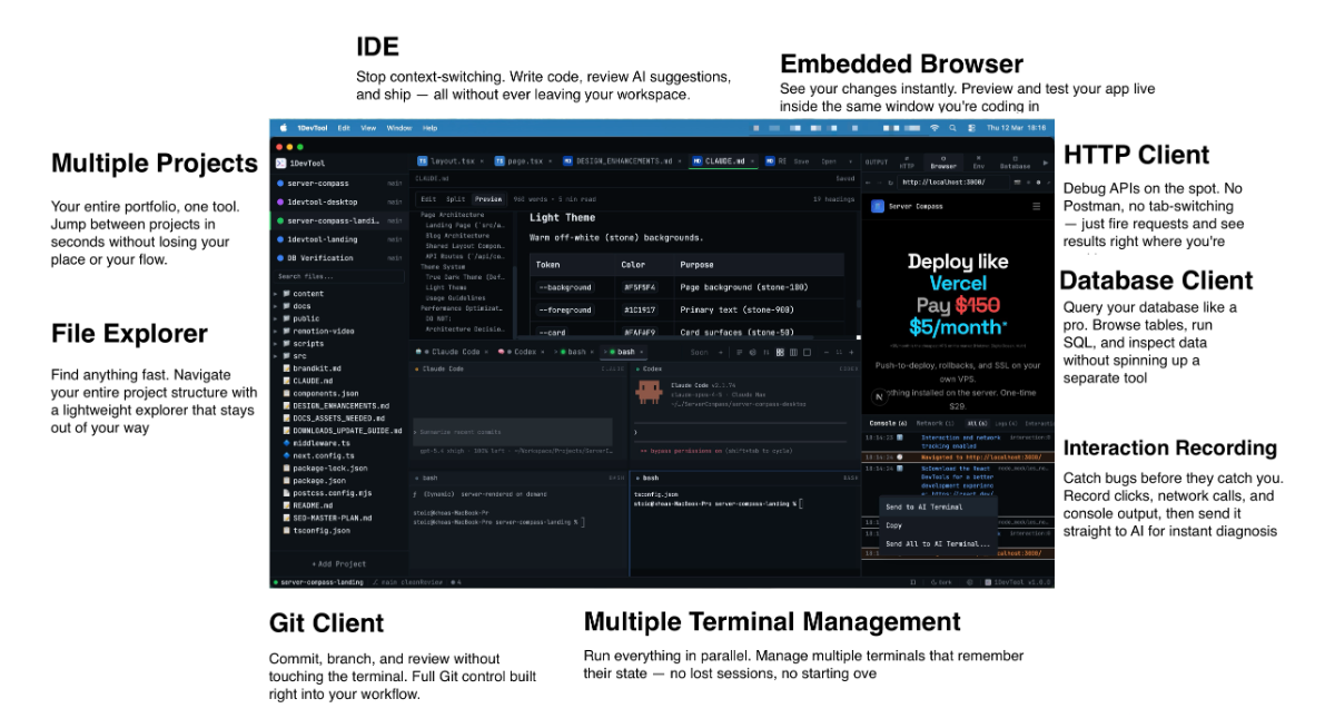1DevTool screenshot