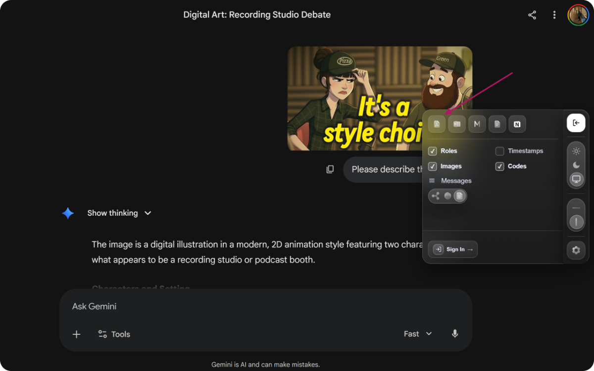 InsightExporter screenshot