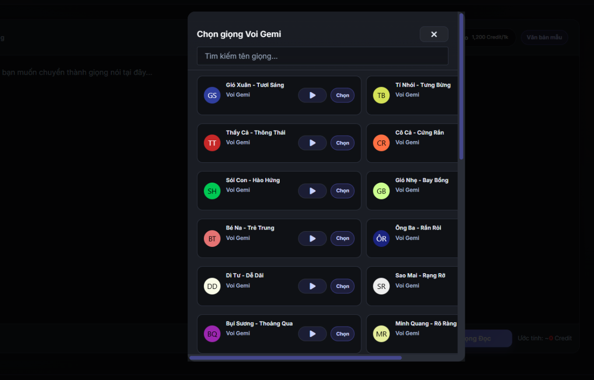 Voice AI screenshot