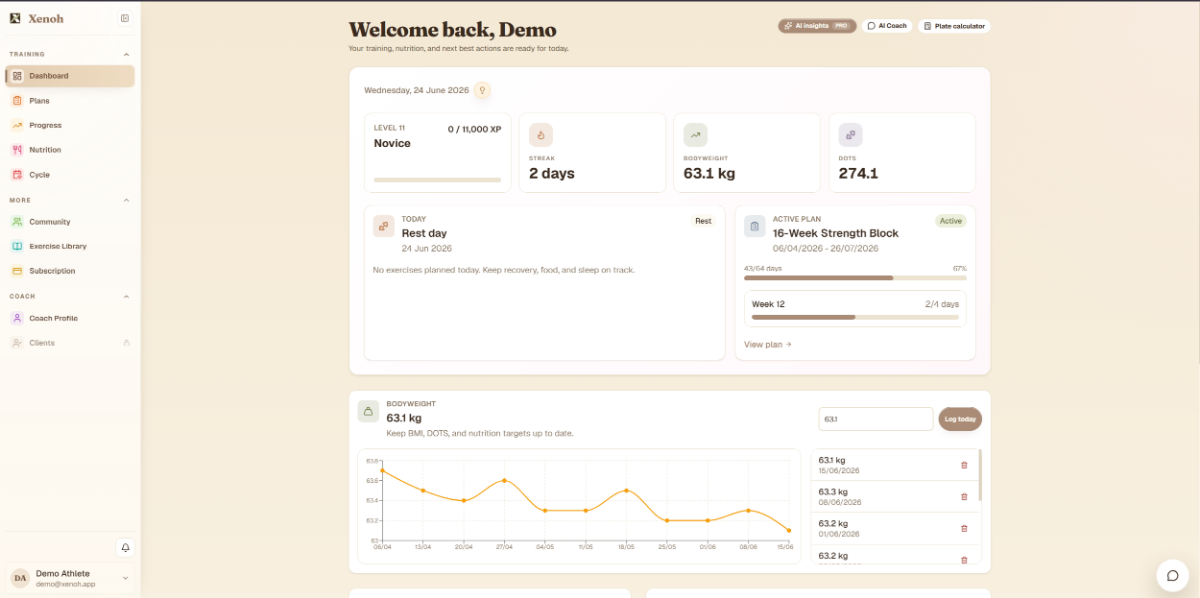 Xenoh screenshot
