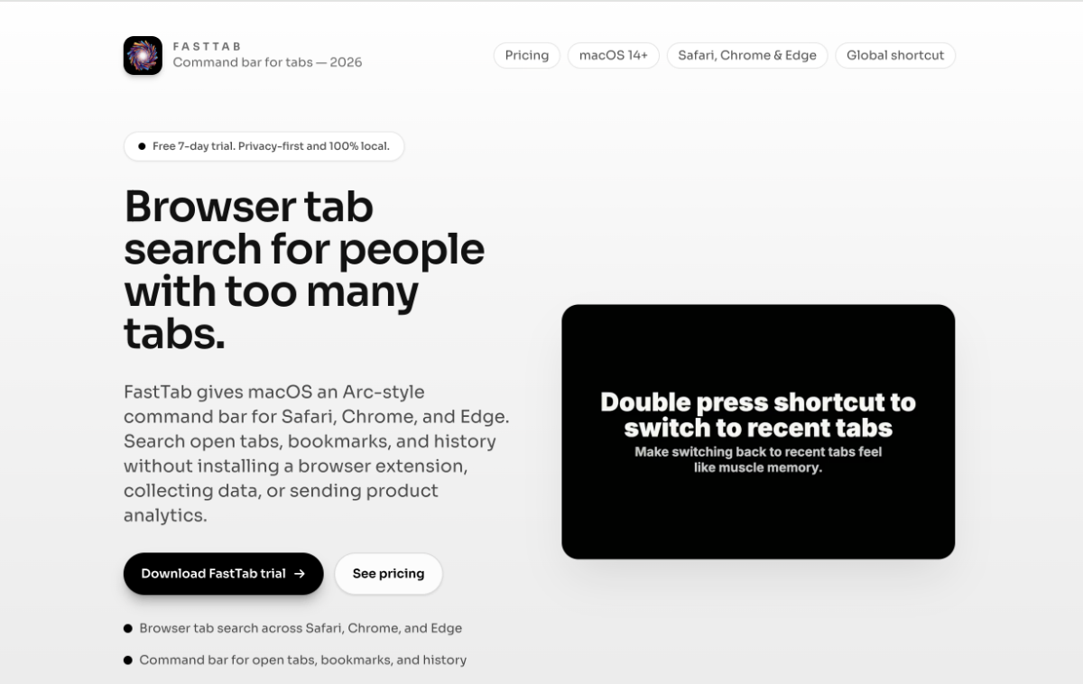 FastTab screenshot