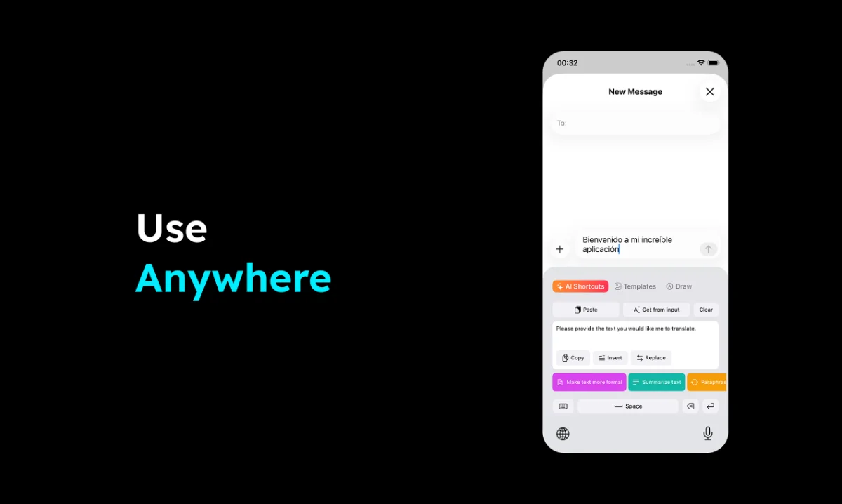TypingMate: AI Shortcuts Keyboard App screenshot